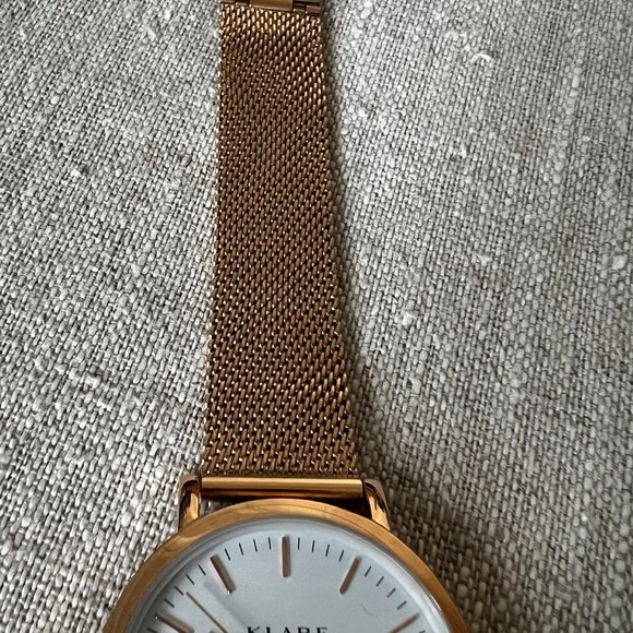 Klarf Minimalist Rose Gold Watch - Picture 3 of 8